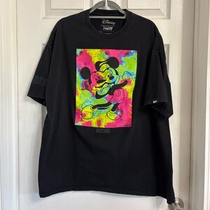Disney Collection by Neff Black Short-Sleeve Graphic T-Shirt XXL Mickey Mouse